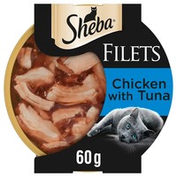 Sheba Fillets Adult Wet Cat Food in Gravy (Chicken with Sustainable Tuna) big image