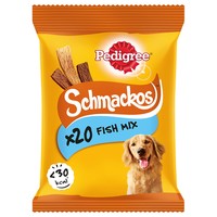 Pedigree Schmackos Dog Treats Fish Mix (20 Pack) big image