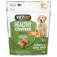 VetIQ Healthy Centres Dog Treats (Cheese & Chia) 70g big image