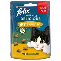Felix Naturally Delicious Cat Treats (Chicken & Catnip) 50g big image