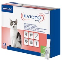 Evicto 45mg Spot-On Solution for Cats (4 Pipettes) big image