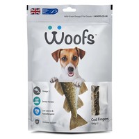 Woofs Cod Fingers Dog Treats 100g big image