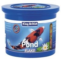 King British Pond Flake Food 150g big image