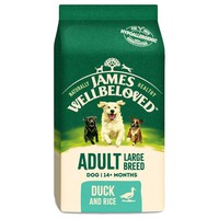 James Wellbeloved Adult Dog Large Breed Dry Food (Duck & Rice) 15kg big image