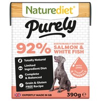 Naturediet Purely Wet Food for Dogs (Salmon & White Fish) big image