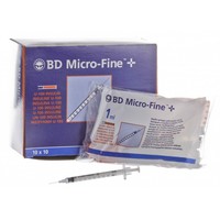 BD Microfine + 1ml U100 Insulin Syringes (29G x 12.7mm) big image