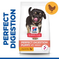 Hills Science Plan Perfect Digestion Medium Puppy Dry Dog Food big image