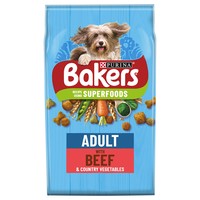 Bakers Superfoods Adult Dry Dog Food (Beef and Vegetables) 14kg big image