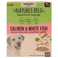 Natures Deli Grain Free Adult Wet Dog Food Trays (Salmon & White Fish) big image