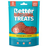 Better Natural Treats Chicken with Cheese Dog Treats 90g big image