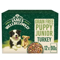 James Wellbeloved Grain Free Puppy Wet Dog Food Pouches (Turkey) big image