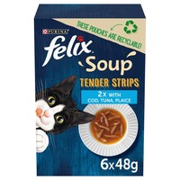 Felix Soup Tender Strips Wet Cat Food (Fish Selection) big image