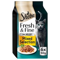 Sheba Fresh & Fine Adult Wet Cat Food in Jelly (Poultry Selection) big image