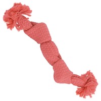 Buster Squeak Rope Toy (Pink) big image