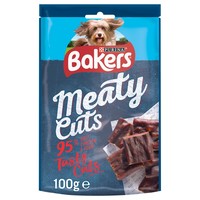 Bakers Meaty Cuts Tasty Cuts Dog Treats 100g big image