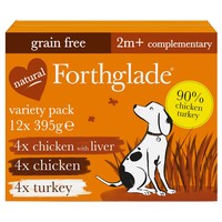 Forthglade Grain Free Complementary Adult Wet Dog Food (Just Chicken/Turkey) big image