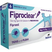 Fiproclear Spot-On Solution for Medium Dogs big image