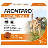 FRONTPRO Chewable Tablets Flea and Tick Treatment for Dogs (4 - 10kg) big image