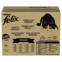 Felix Tasty Shreds Adult Cat Food Pouches (Mixed Selection)  big image
