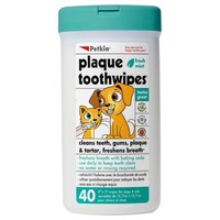 Petkin ToothWipes for Cats & Dogs 40 Pack big image