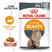 Royal Canin Intense Beauty Care Pouches in Gravy Adult Cat Food big image