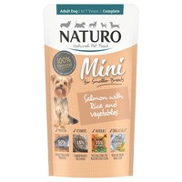 Naturo Mini Adult Wet Dog Food Pouches (Salmon) big image