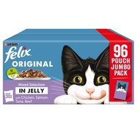 Felix Adult Cat Food in Jelly Pouches (Mixed Selection) big image