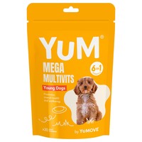 YuM Mega MultiVits 6 in 1 for Young Dogs (30 Chews) big image