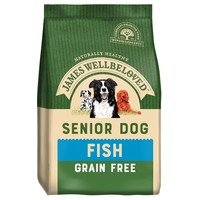 James Wellbeloved Senior Dog Grain Free Dry Food (Fish & Vegetables) big image