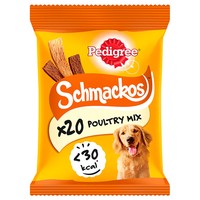 Pedigree Schmackos Dog Treats with Poultry (20 Pack) big image