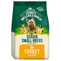 James Wellbeloved Senior Dog Small Breed Dry Food (Turkey & Rice) big image