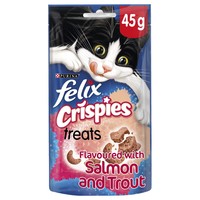 Felix Crispies Cat Treats (Salmon and Trout) big image
