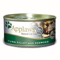 Applaws Adult Cat Food in Broth Tins (Tuna Fillet & Seaweed) big image