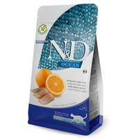 Farmina N&D Ocean Adult Dry Cat Food (Herring & Orange) 1.5kg big image