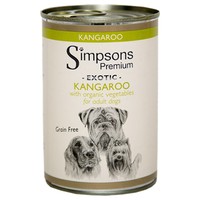 Simpsons Premium Exotic Adult Wet Dog Food (Kangaroo Casserole) big image