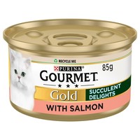 Purina Gourmet Gold Succulent Delights Adult Wet Cat Food (Salmon) big image