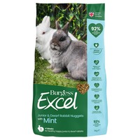 Burgess Excel Junior and Dwarf Rabbit Nuggets with Mint big image
