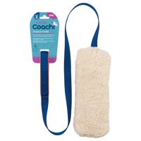 Coachi Play Chase & Crinkle Dog Toy (Navy, Coral & Faux Lambswool) big image