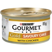 Gourmet Gold Cat Canned beef and chicken for adult cats 85 g - VMD