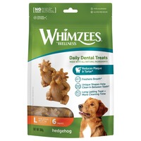 Whimzees Hedgehog Dog Chews (Resealable Pack) big image