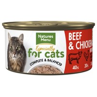 Natures Menu Especially for Cats Wet Cat Food (Beef & Chicken) big image