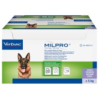 Milpro 12.5mg/125mg Worming Tablets for Dogs big image