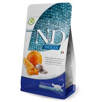 Farmina N&D Ocean Adult Dry Cat Food (Herring, Pumpkin & Orange) 1.5kg big image