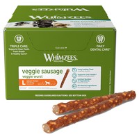 Whimzees Veggie Sausage Dog Chews big image