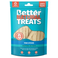 Better Natural Treats Fish Sticks Dog Treats 90g big image