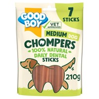 Good Boy Chompers Daily Dental Sticks (Medium Dog) 210g big image