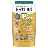 Naturo Mini Adult Grain Free Wet Dog Food Pouches (Chicken) big image