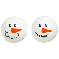 Good Boy Christmas Snowman Faceball Dog Toy big image