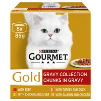 Purina Gourmet Gold Chunks in Gravy Wet Cat Food (Gravy Collection) big image