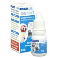 Ivermectin 1% Drops for Large Birds 10ml big image